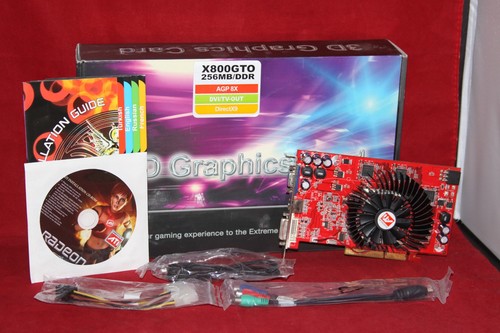 ATI Radeon X800 GTO, 256 MB, AGP Graphics Card (VX800GTO-256A)