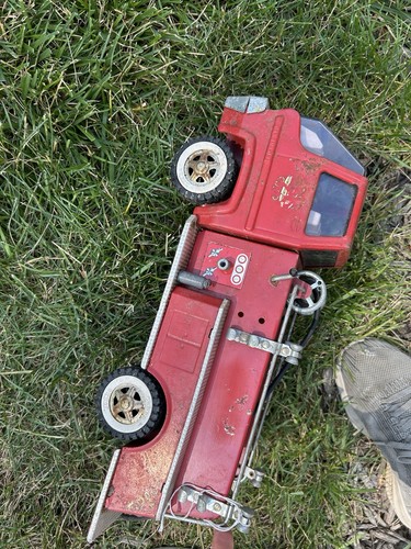 Vintage 1960s Tonka Gas Turbine Pumper Fire Truck Pressed Steel As Is. - Picture 4 of 7
