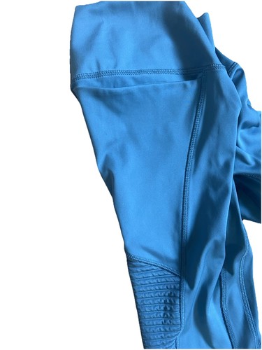 Motion 365 by FABLETICS blue/gray pockets cropped yoga excerise leggings pants S - Picture 8 of 10