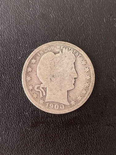 1900 Barber Quarter Dollar Coin (Lot #11)
