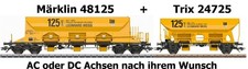 Märklin 48125 + Trix 24725 2 Self-Dumping Cars Leonhard Weiss Museum Car 2025