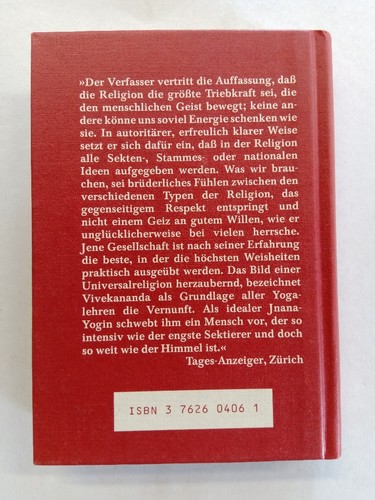 Vivek?nanda, Sv?m?: Jnana-Yoga Teil: 1. Der Pfad der Erkenntnis. Herbert, Jean, - Bild 2 von 4