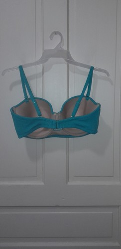 En muy buena condición Shade & Shore talla 38DD con aros acolchado ajustable correa extraíble turquesa - Imagen 17 de 17