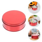  2 Pcs Tinplate Box Candy Empty Sweet Tins with Lids Cookie Boxes