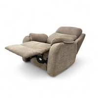 Furniture Village G Plan 'Kingsbury' Armchair Storm Chenille Power Recliner NEW