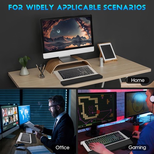 Keyboard Stand and Wrist Pad, Tilted Keyboard Riser with Wrist Rest,3890 - Photo 4/7