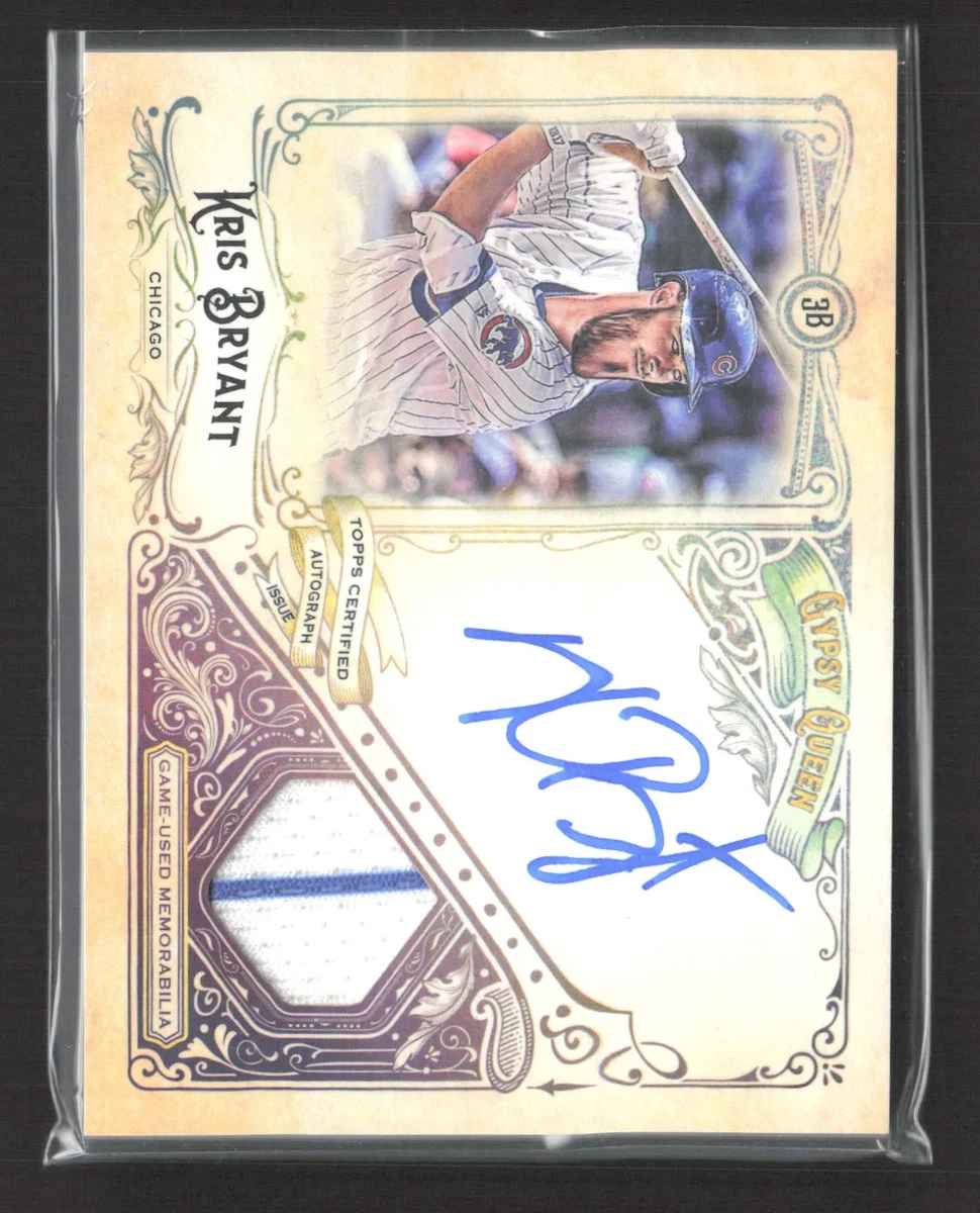 Kris Bryant Autographed Baseball Sports Trading Cards