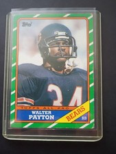 1986 Topps Walter Payton Sweetness #11 Chicago Bears