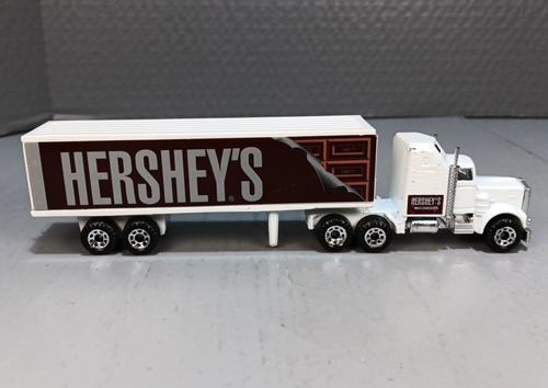 1994 Matchbox Super Rigs Hershey's Kenworth Aerodyne Semi - Picture 3 of 5