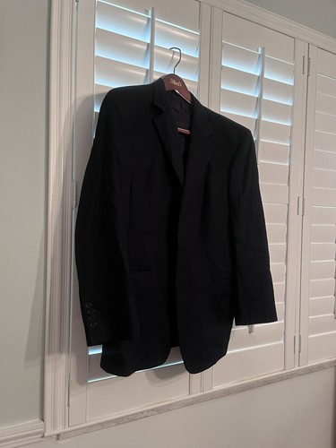 Loro Piana Brooks Bros Black Royal Classic  100% Cashmere 3 Button Blazer Jacket - Afbeelding 2 van 7