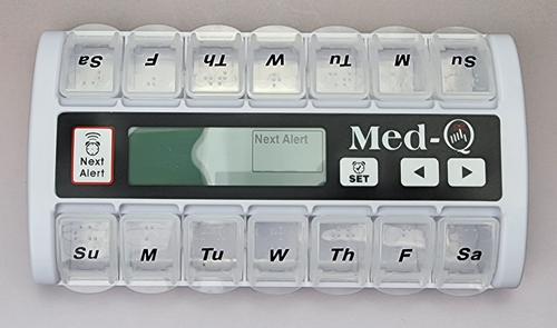 2er Set - Med-Q Medikamenten Pillendose Einzelton Erinnerung Automatisch - GETESTET - Bild 3 von 6