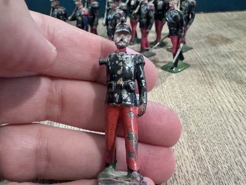 Britains: Extrem seltene französische Infanterie des Pariser Büros. Vorkrieg um 1917. Unverpackt - Bild 6 von 13