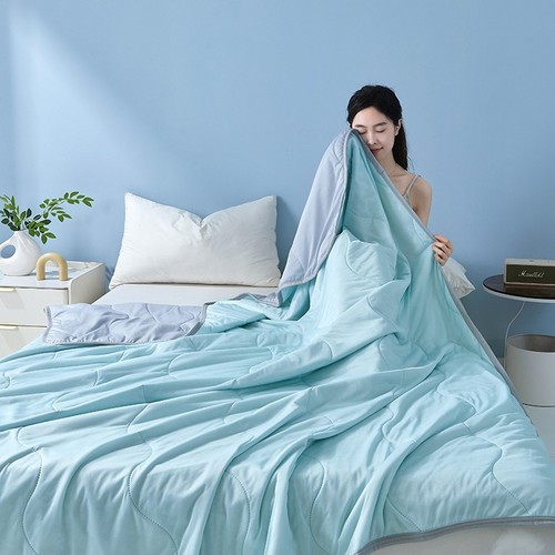Cooling Blanket Summer Quilt for Night Sweats Hot Sleeper Double Sided Design - Picture 95 of 144
