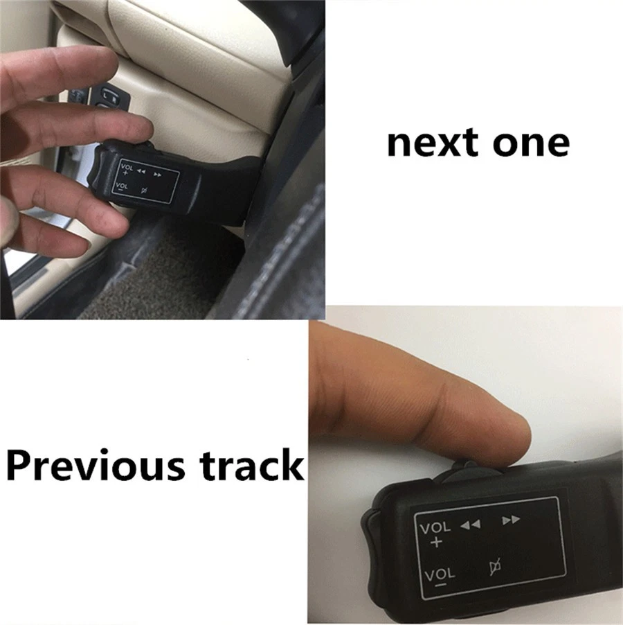 Controlador de botão de volante de carro universal para carro Bluetooth estéreo DVD GPS - Imagem 2 de 4