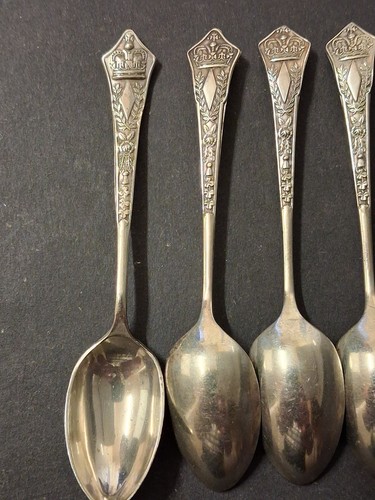 6er Set Vintage versilberte Teelöffel - Bild 7 von 7