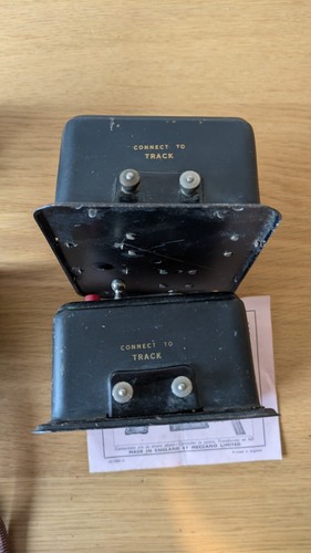 Vintage Meccano Hornby-Dublo x 2 Transformer sx 2 Controller - Untested - Foto 9 di 9