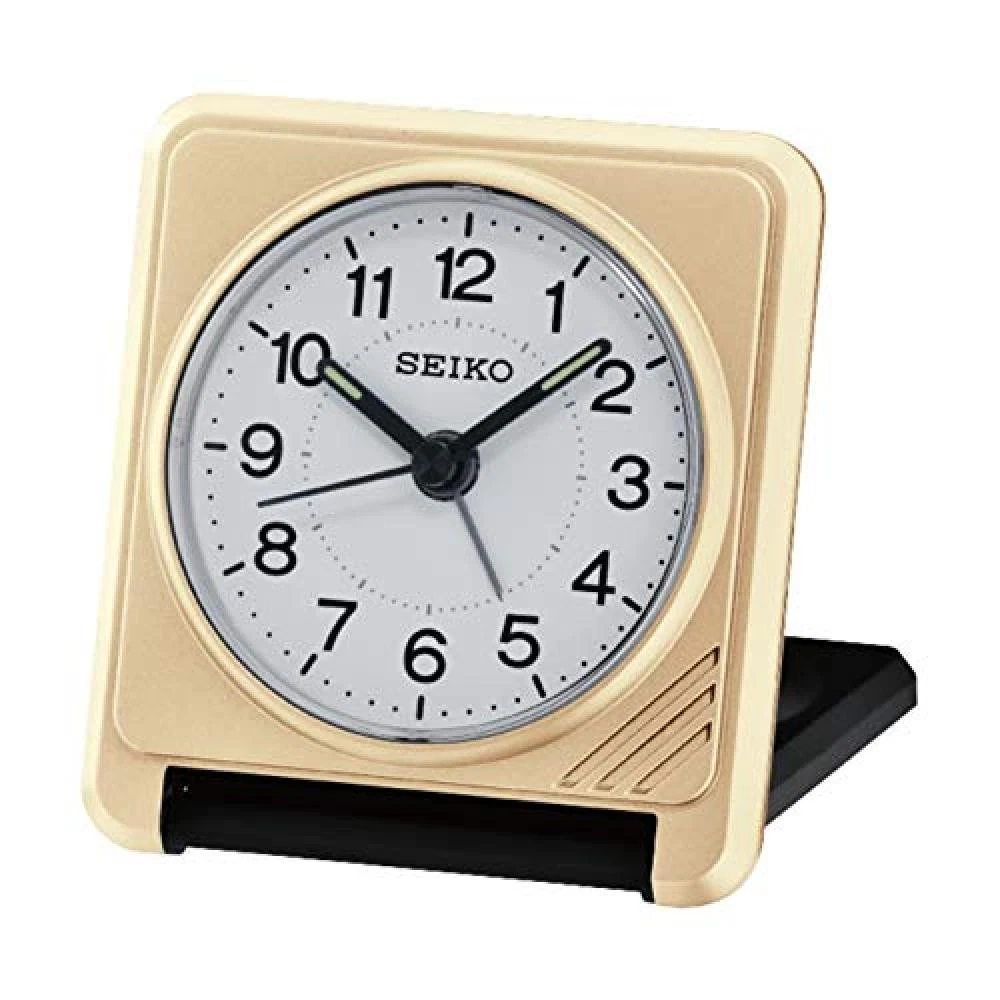 Seiko Sveglia Analogica QHR204S | Plastica Argento Con Funzione Snooze E Radiosveglia | Orologio Da Comodino