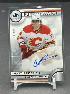 Martin Pospisil 2023-24 SP Authentic Future Watch Rookie AUTO /999 #199 RC