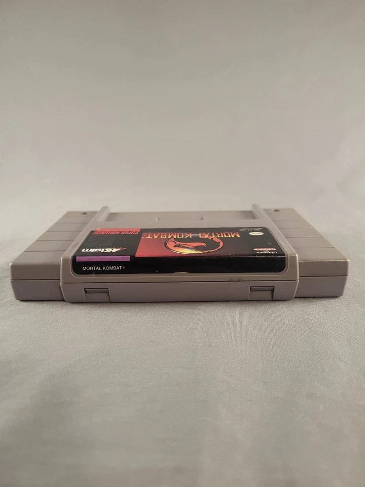 Mortal Kombat, SNES, Loose, Authentic! - Image 3 of 3