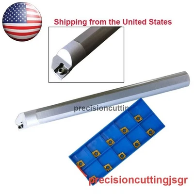 ZIMI Solid Carbide Boring Bar 1/2" x 5.50" C08-SCLCR2 + 10PX CCMT 21.51 Carbide blade