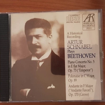 ARTUR SCHNABEL plays beethoven EX/EX (CD Album, Klassik, Arabesque) - Bild 1 von 4