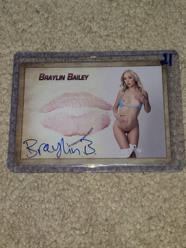 Braylin Bailey Collectors Expo Autograph Signed Kiss Card Model #21