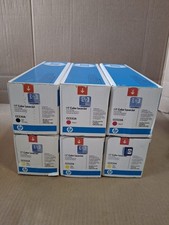 Lot of 6 GENUINE HP CC 532A CC533A CC530A  Toner Cartridges Brand New