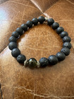 Handmade Original moldavite Bracelet men ,