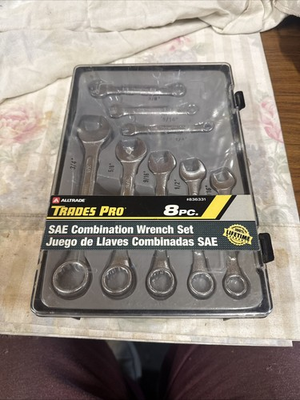#ad New Alltrade Trades Pro 8 Piece SAE Combination Wrench Set 23 $15.00