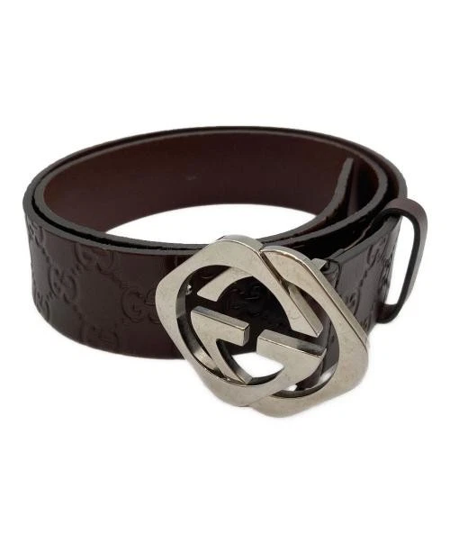 Ceinture en cuir GUCCI shima