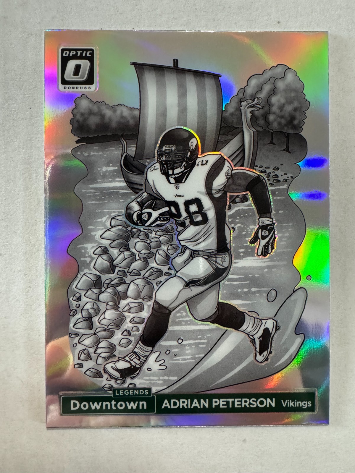 2024 Panini Donruss Optic - Downtown Legends Adrian Peterson #8 Vikings