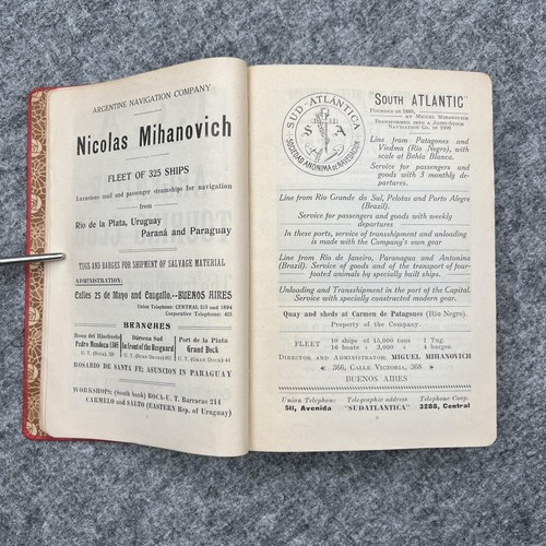 Vintage 1914 Baedeker of the Argentine Republic 4th Ed Martinez Hardcover Maps - Picture 6 of 18