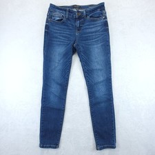 Judy Blue Jeans Women 7/28 Blue Cotton Mid Rise Skinny Fit Stretch JB82106MD