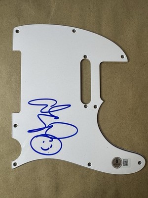 Signed Adam Sandler Autographed Guitar Pick Guard Chanukah Song Beckett BAS COA