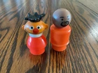 Vintage Fisher Price Little People Sesame Street Lot Of 2 Ernie & Gordon