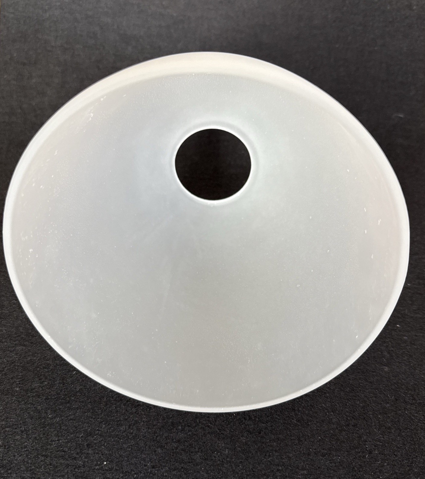 Lampenschirm E27 Ersatzglas Lampenglas Kugel Rauch Glas H 110mm Ø140mm Loch 42mm