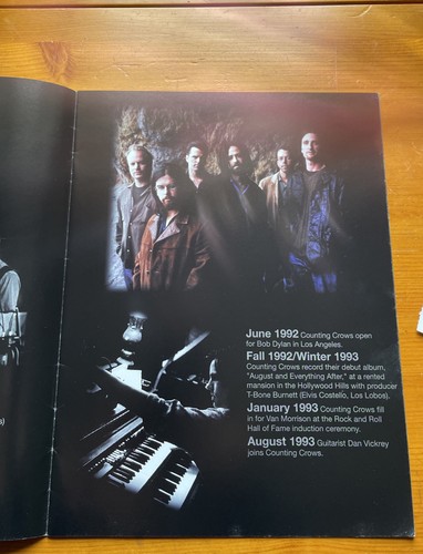 Counting Crows Recovering The Satellites Tour Programme 1992 - Bild 3 von 17