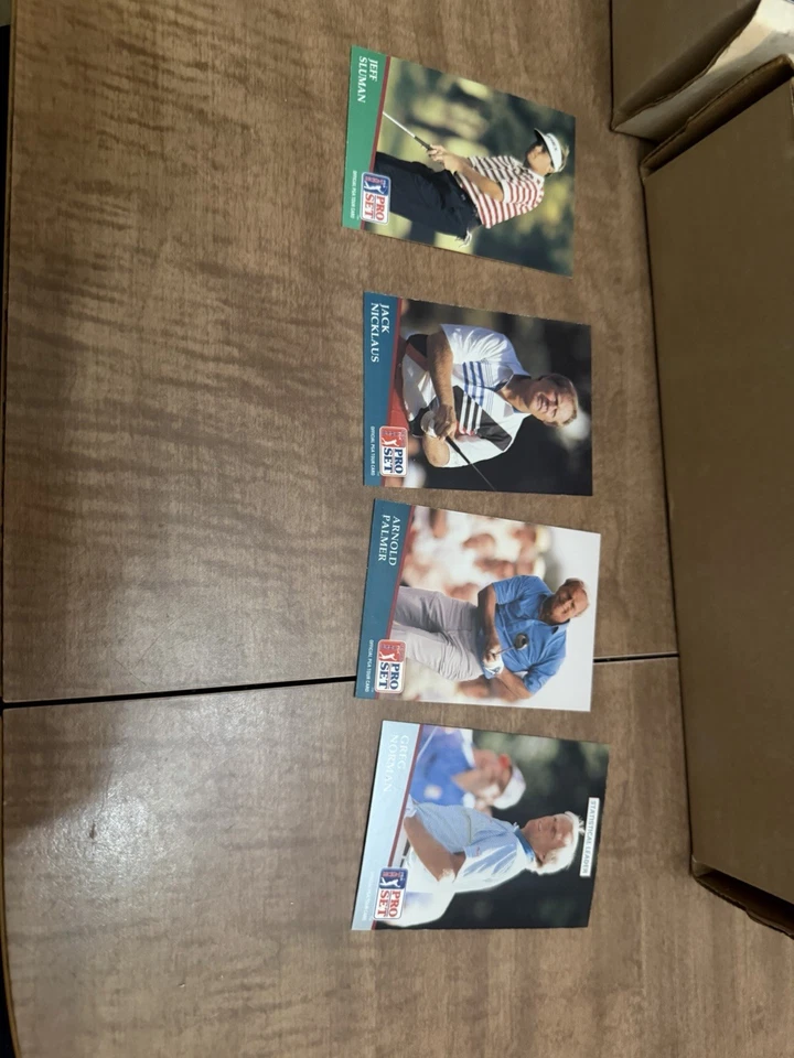 Juego profesional de tarjetas de golf PGA 1991 - lote grande - jugadores mixtos - a granel sin buscar Foto 2 de 4