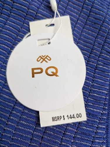 NWT PQ (PilyQ) Wav Logan Dress Cover Up in Blue White Size XS/S $144 Retail - Picture 12 of 12