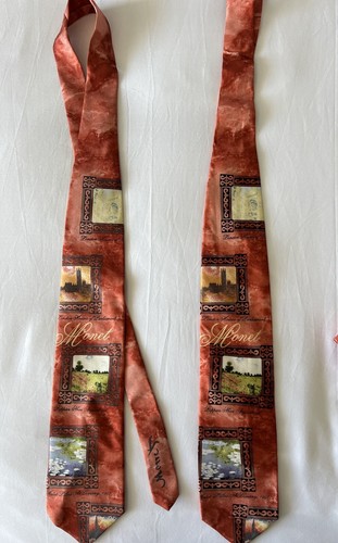 Claude Monet Masterpieces Men's Necktie French Artist Painter Art Silk Neck Tie - Picture 10 of 10