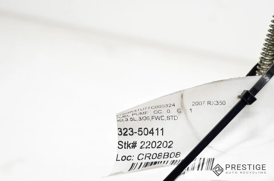 2007-2009 LEXUS RX350 TOYOTA HIGHLANDER FUEL PUMP MODULE OEM - Image 3 of 3