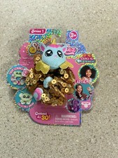 Scrunchmiez Gold Roxanne Sequin Hair Scrunchy Backpack Clip Toy Series 1 New