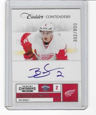 2011-12 Panini Playoff Contenders Brendan Smith Rookie Auto /800 - Red Wings