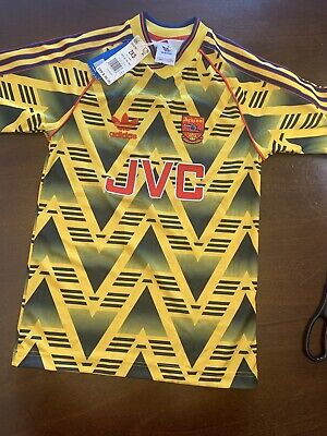 Adidas Retro Arsenal 91-93 Away Jersey Bruised Banana 1991 Adidas Retro Arsenal 91-93 Away Jersey Bruised Banana 1991