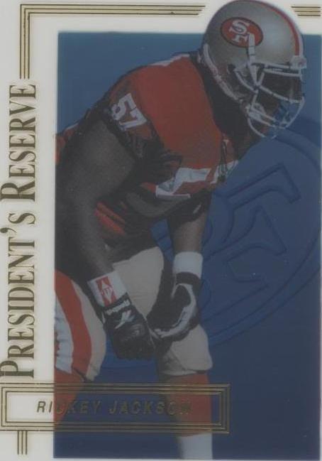 1996 Collector's Edge President's Reserve Rickey Jackson #169 - 1 of 2