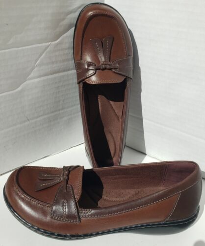 Women’s Loafers Sz 7.5N Collections by Clark Ultimate Comfort Ashland Brown NEW!