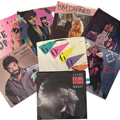Vintage Vinyl 7” 45s You Pick Prince, Eagles, A-Ha, Elton John, Seger and More