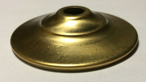 New 2 5/8" Solid Spun Brass Vase Cap, Lamp Cap, Unfinished Brass, 1/8 IP VC626U - Picture 3 of 4