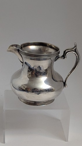 Jarra/crema pequeña cuádruple vintage Superior Silver Co 7000 dorada - Imagen 2 de 18