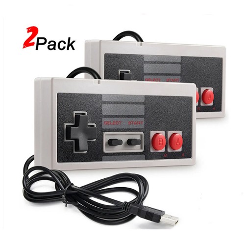 2er Pack USB PC Kabelgebunden SNES Gamepad NES Controller für Mac Raspberry Pi Retropie - Bild 1 von 8